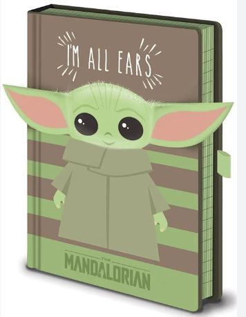 QUADERNO A5 STAR WARS THE MANDALORIAN I'M ALL EARS - SR73280