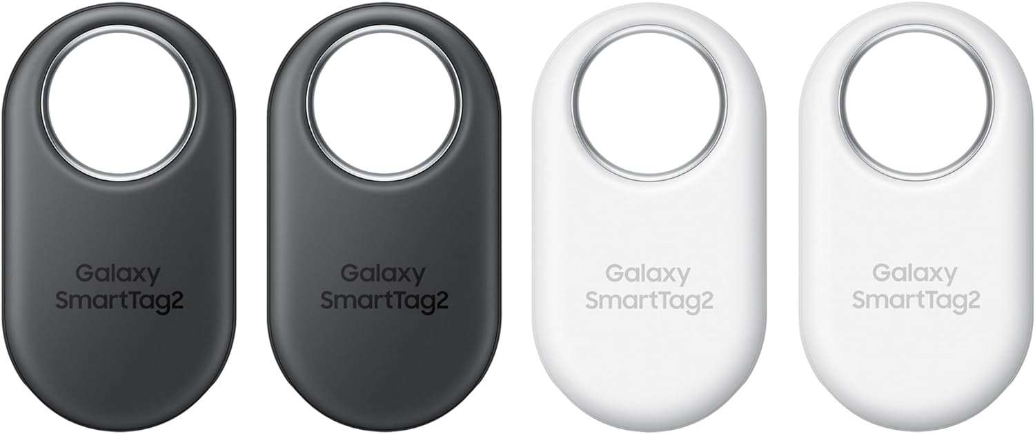 Samsung Galaxy Smart Tag2 Localizzatore Nero E Bianco- 4 Pezzi