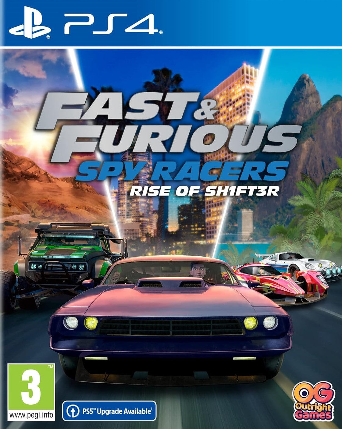 Fast & Furious Spy Racers Rise Of Sh1Ft3R (Il Ritorno Della Sh1Ft3R) PS4 UK