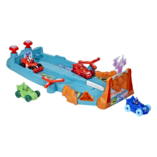 HASBRO PJ MASKS PISTA LANCIA AUTO 4 VEICOLI