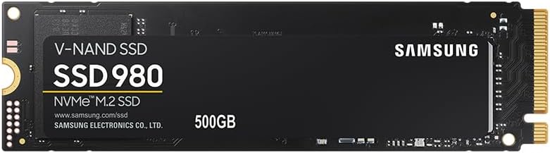 SAMSUNG SSD 980 PCIE 3.0 NVMe M.2 500GB MZ-V8V500BW