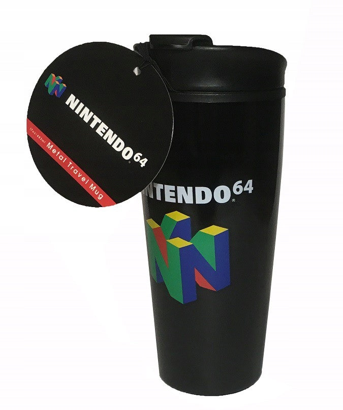 TAZZA DA VIAGGIO IN METALLO NINTENDO N64 - MTM25365