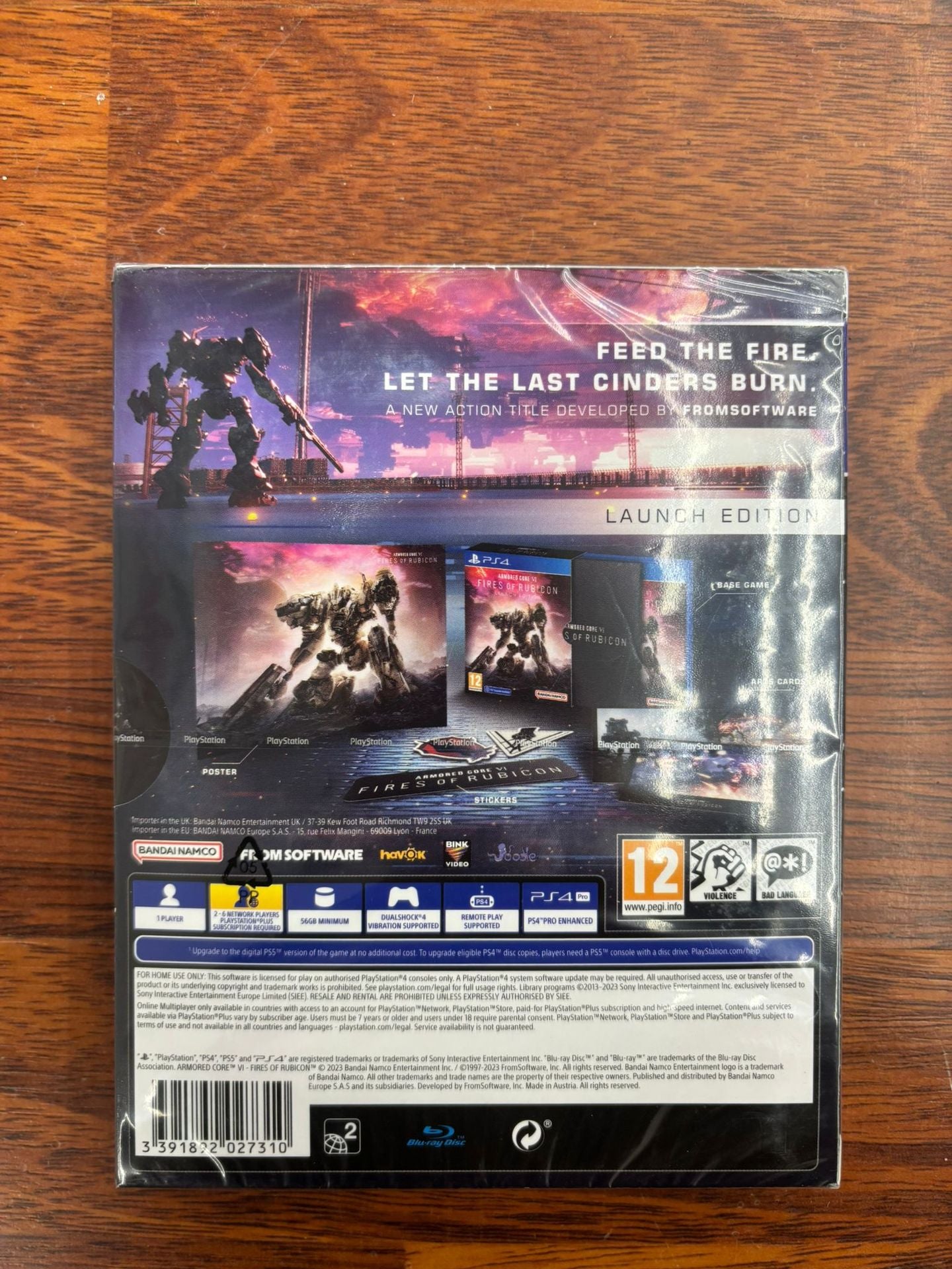 Armored Core Vi Fires Of Rubicon Launch Edition PS4/PS5 UK