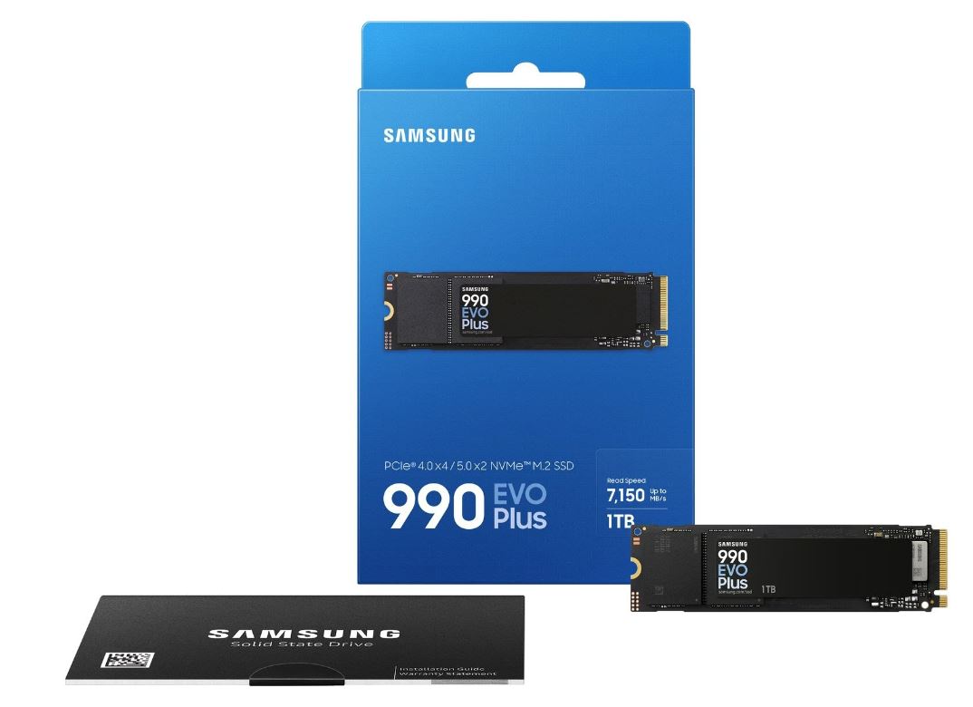 Samsung Ssd 990 Evo Plus Nvme M.2 1Tb MZ-V9S1T0BW