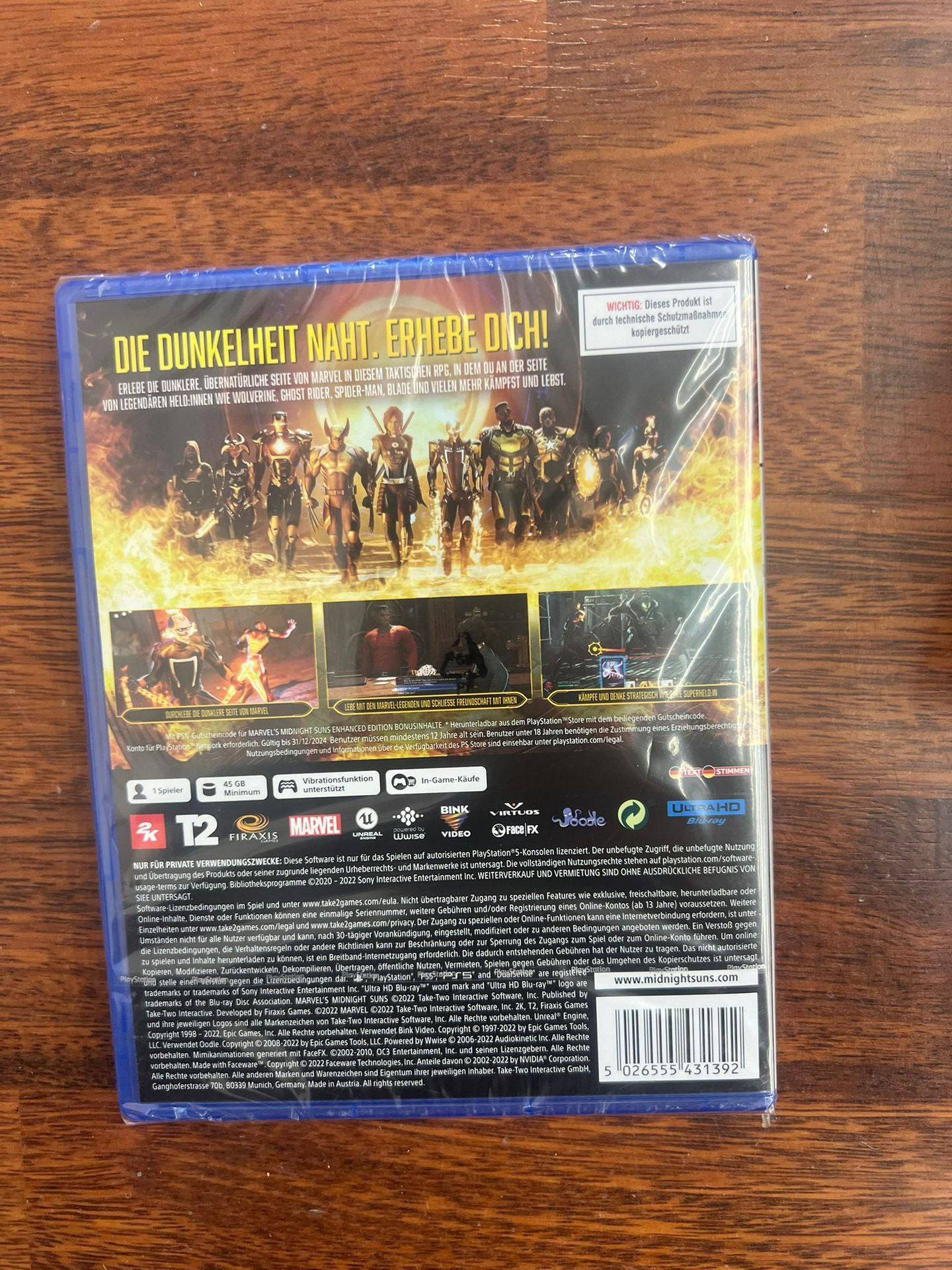 Marvel'S Midnight Suns Enhanced Edition PS5 DE