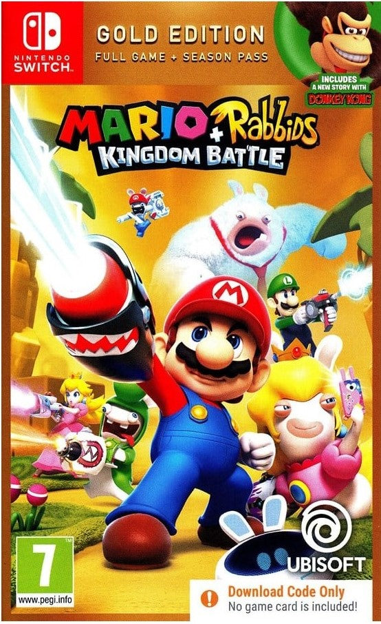 Mario & Rabbids Kingdom Battle Gold Edition Switch UK (Codice Digitale In Box)