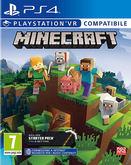 Minecraft Starter Collection Vr Compatibile PS4 IT