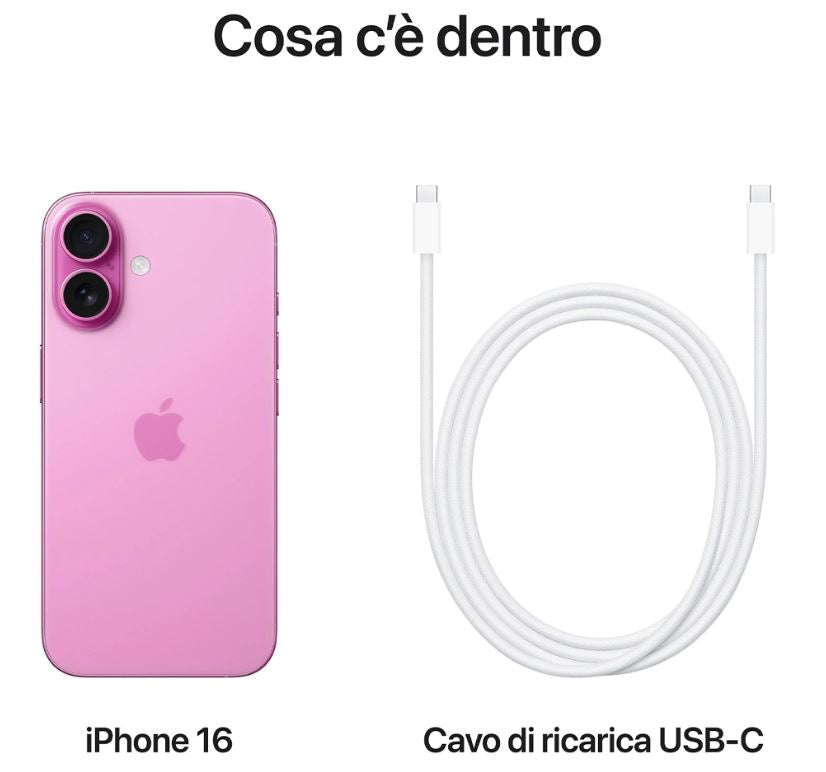 Apple Iphone 16 256Gb Rosa Pink EU