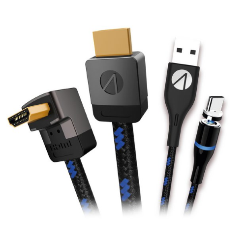 PREMIUM KIT HDMI ETHERNET ULTRA HD 4K CABLE AND MAGNETIC CABLE CHARGE AND PLAY STEALTH SP-C80V PS5