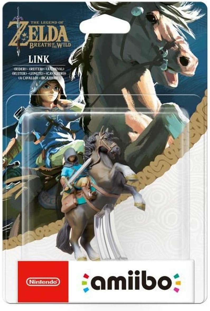 AMIIBO THE LEGEND OF ZELDA BREATH OF THE WILD SWITCH - LINK ON HORSE (LINK RIDER)