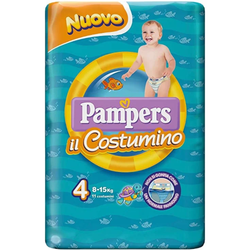 PAMPERS IL COSTUMINO 4 TAGLIA 8-15 KG 11PZ