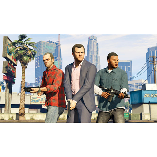 GRAND THEFT AUTO V PREMIUM EDITION PS4 (GTA V) ES USATO