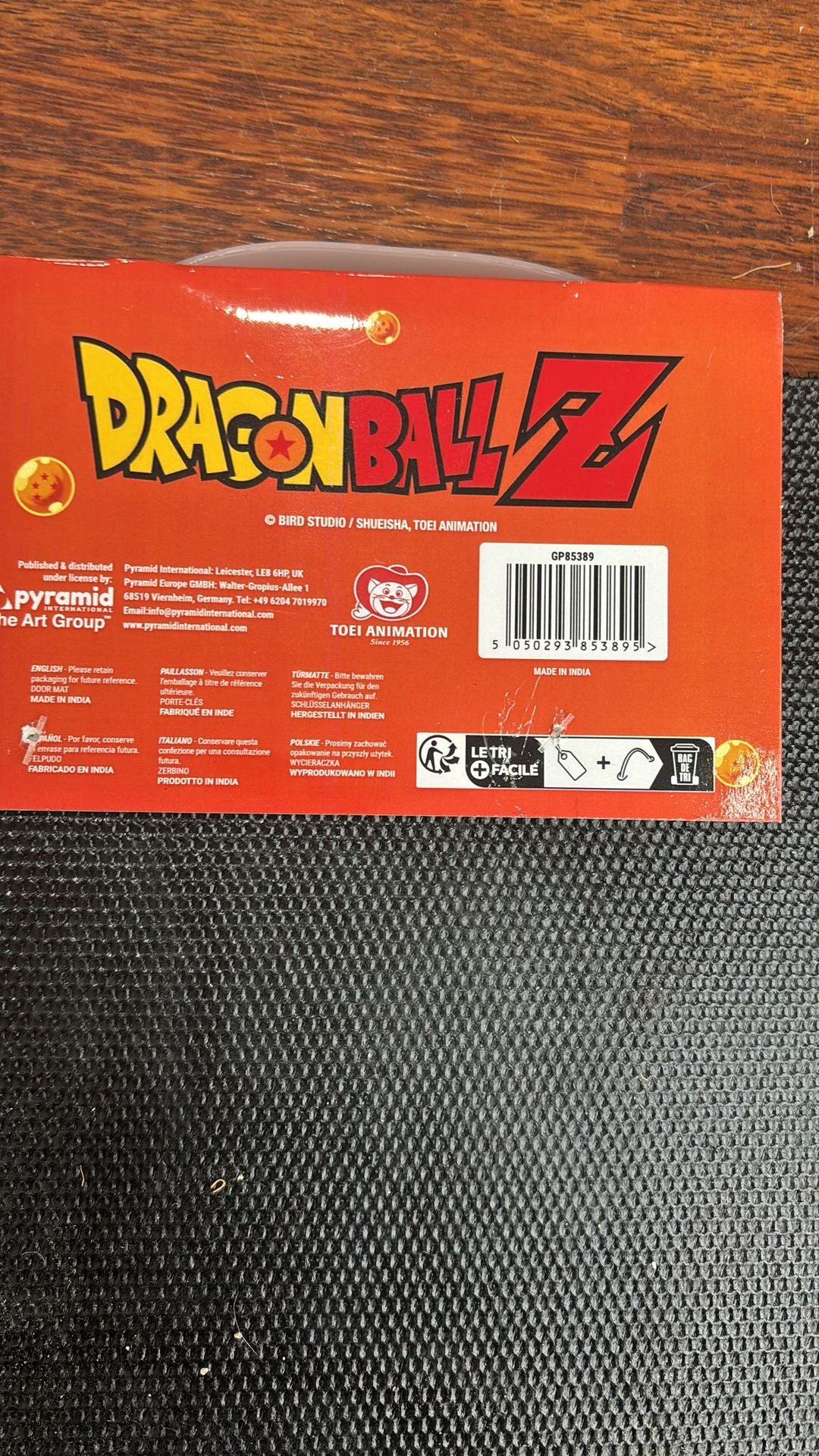 Zerbino Dragon Ball Z Capsule Corp Cm 60X40 - Gp85389