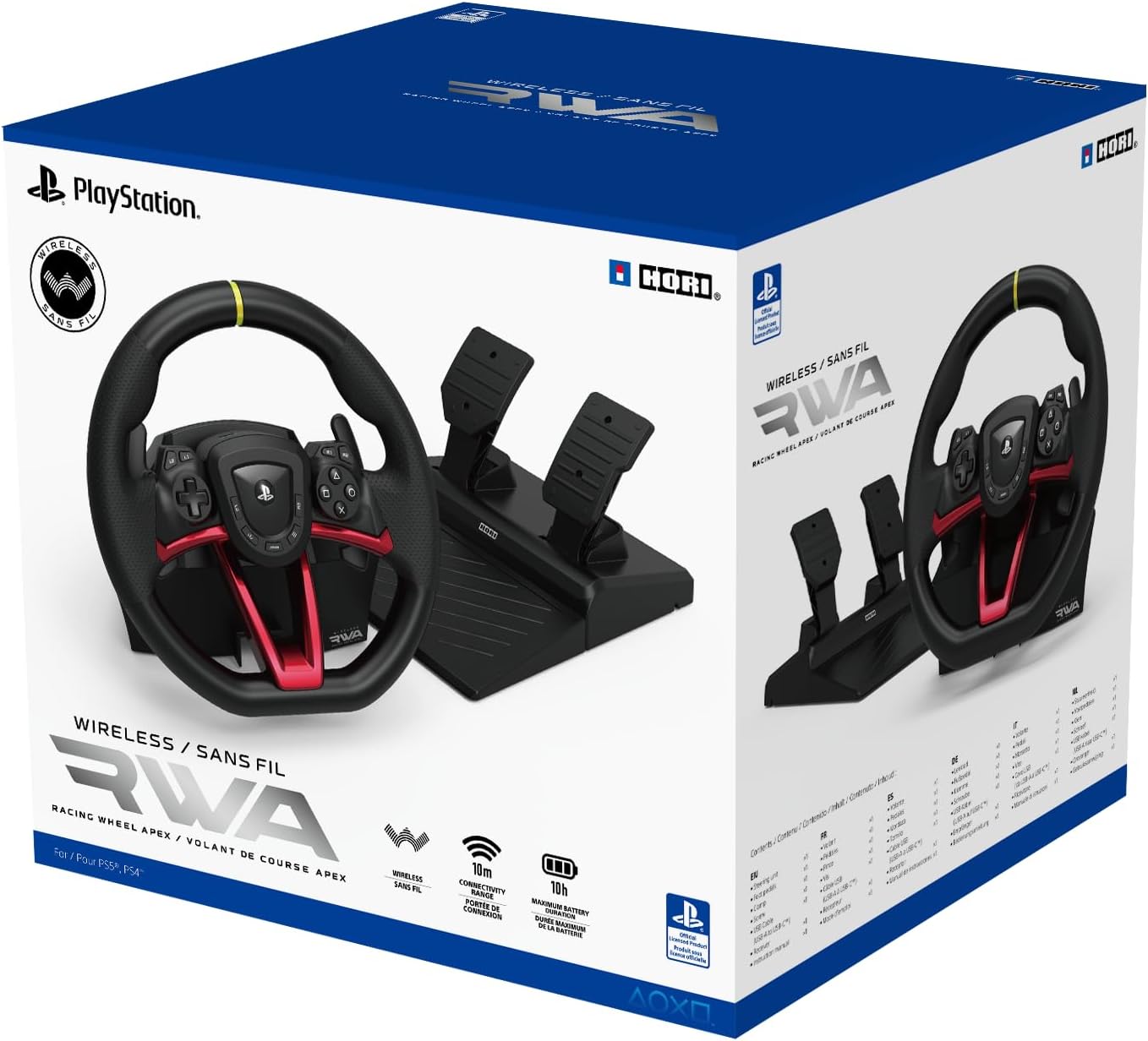 Hori Volante Wireless Racing Wheel Apex Spf-022U PS4/PS5/Pc