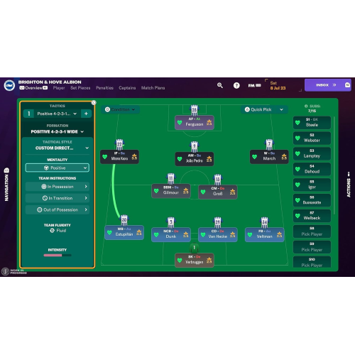 Footbal Manager 2024 Console Edition PS5 UK Usato2