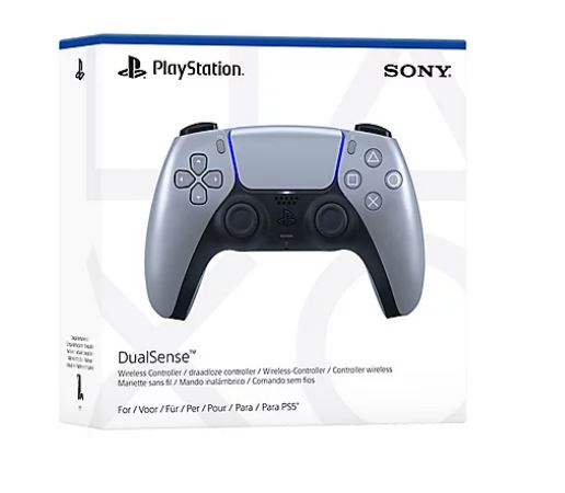 CONTROLLER WIRELESS DUALSENSE STERLING SILVER PS5