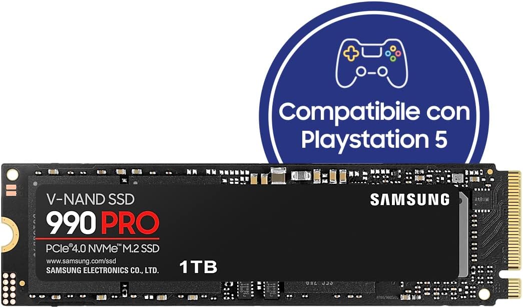 SAMSUNG SSD 990 PRO 1TB NVMe M.2 PCIE 4.0 MZ-V9P1T0BW