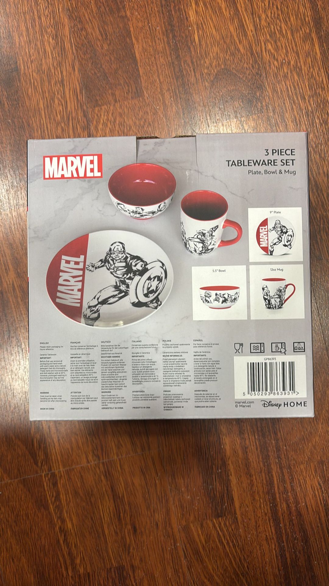 Set Da Tavola Marvel 3 Pezzi - Gp86393