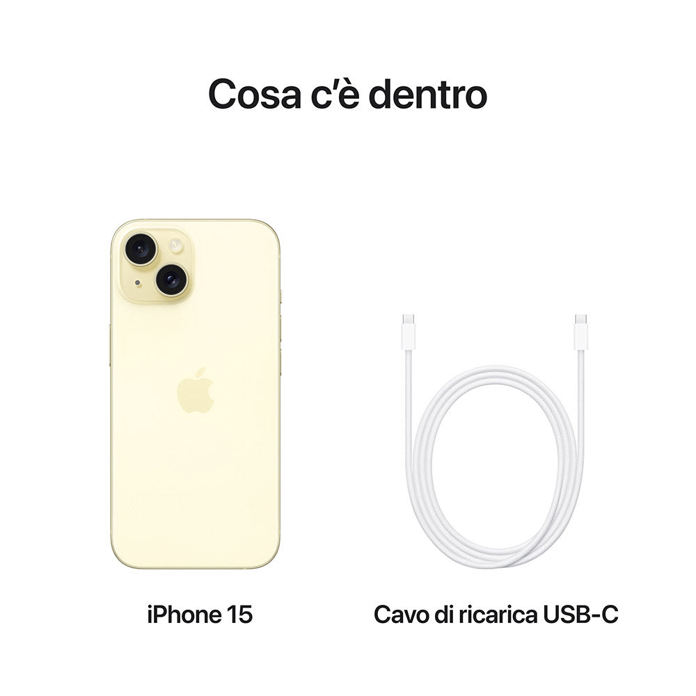 APPLE IPHONE 15 128GB GIALLO YELLOW EU