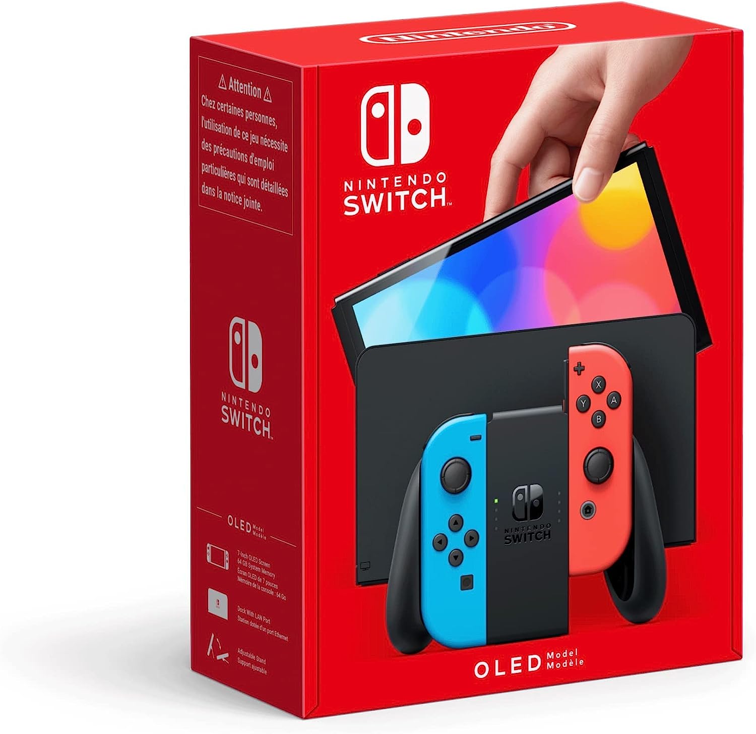 NINTENDO SWITCH OLED ROSSO BLU (RED BLU) EU