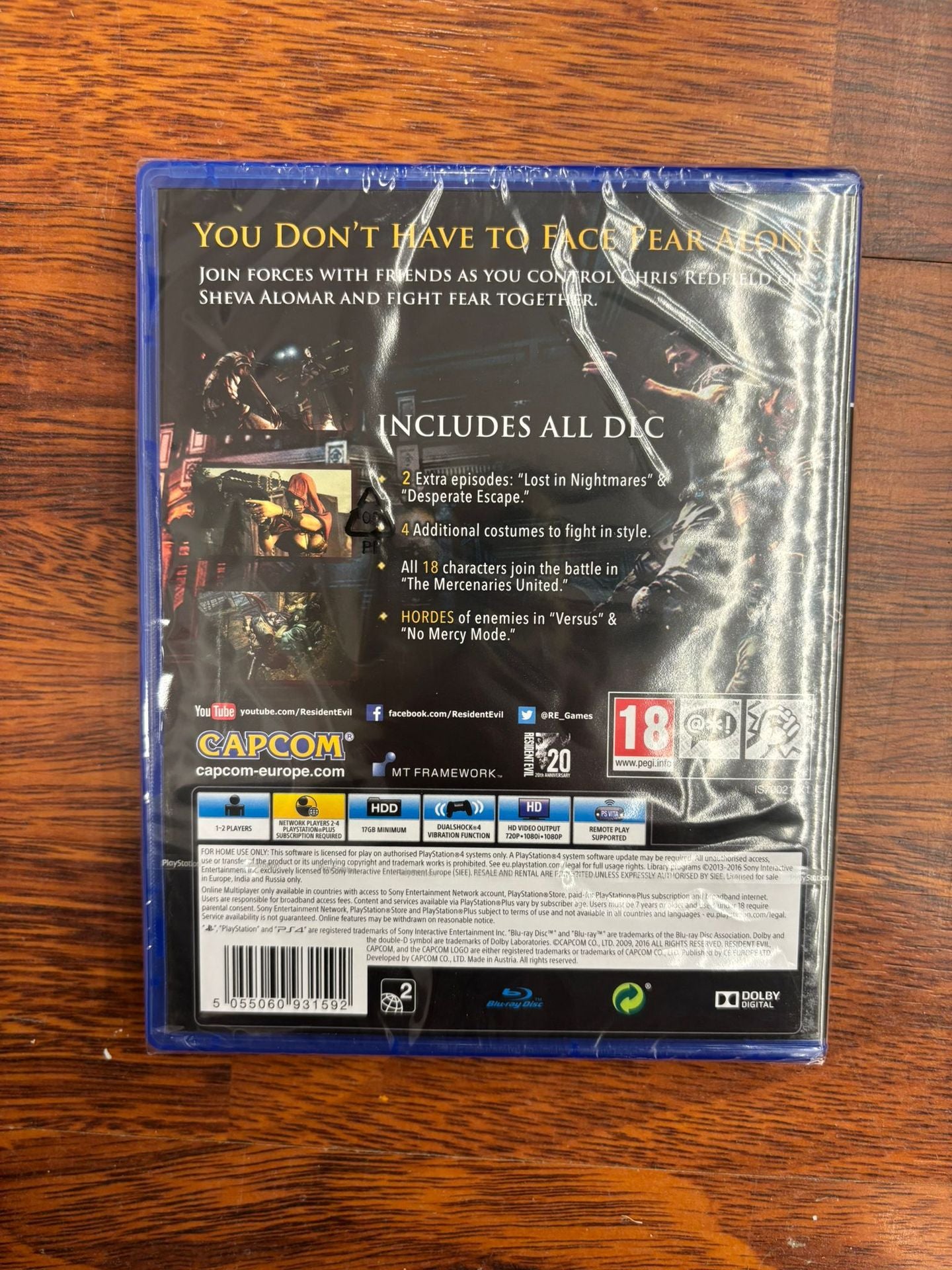 Resident Evil 5 PS4 UK