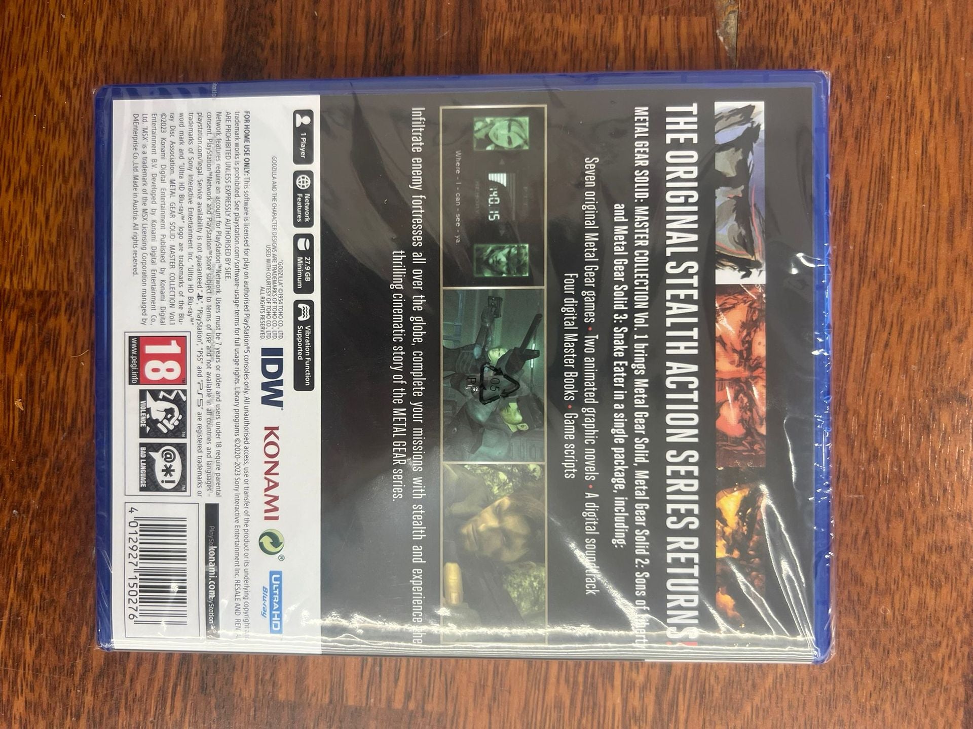 METAL GEAR SOLID MASTER COLLECTION VOL.1 PS5 UK