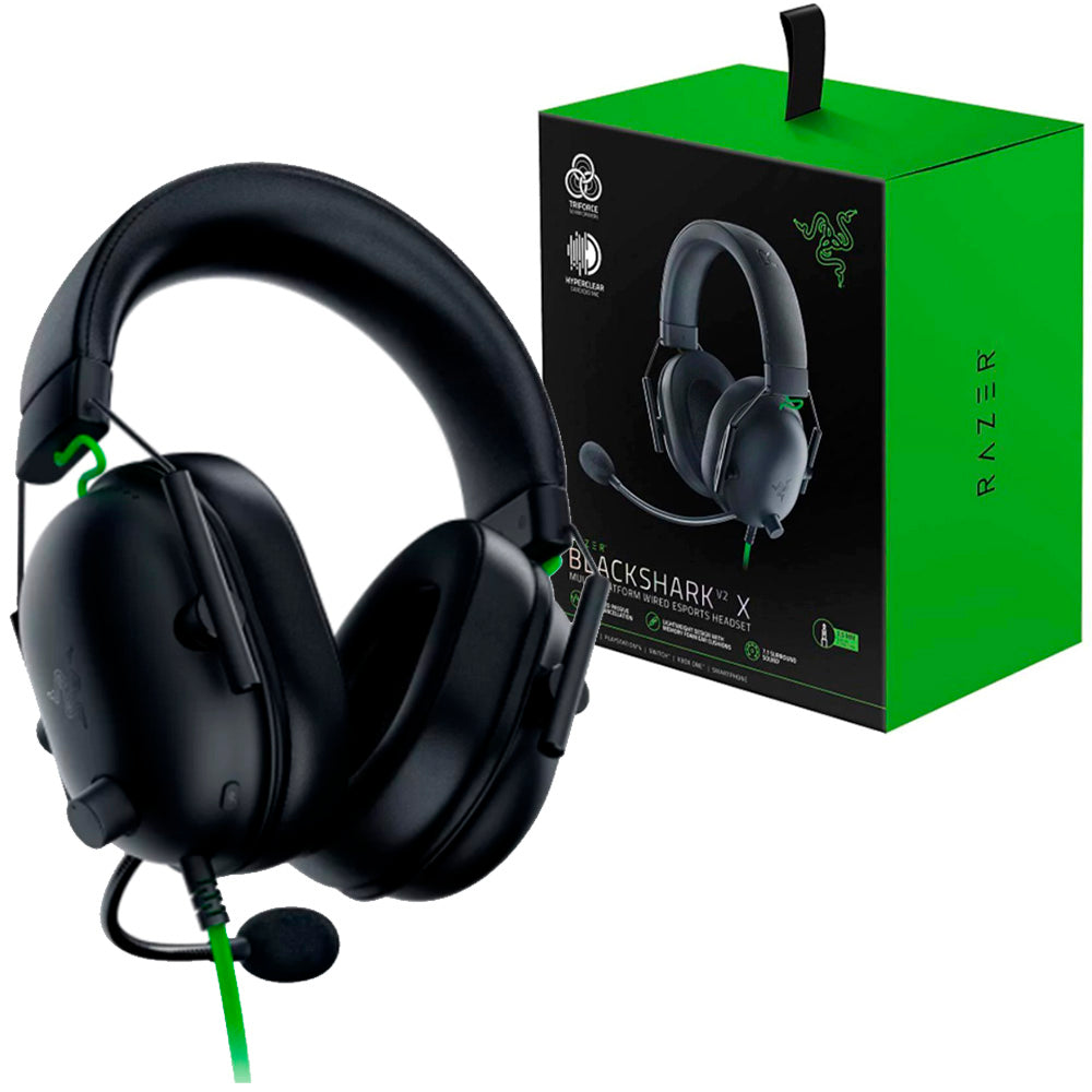 RAZER CUFFIE GAMING WIRED BLACKSHARK V2 X PS4/PS5/XBOX/SWITCH/PC