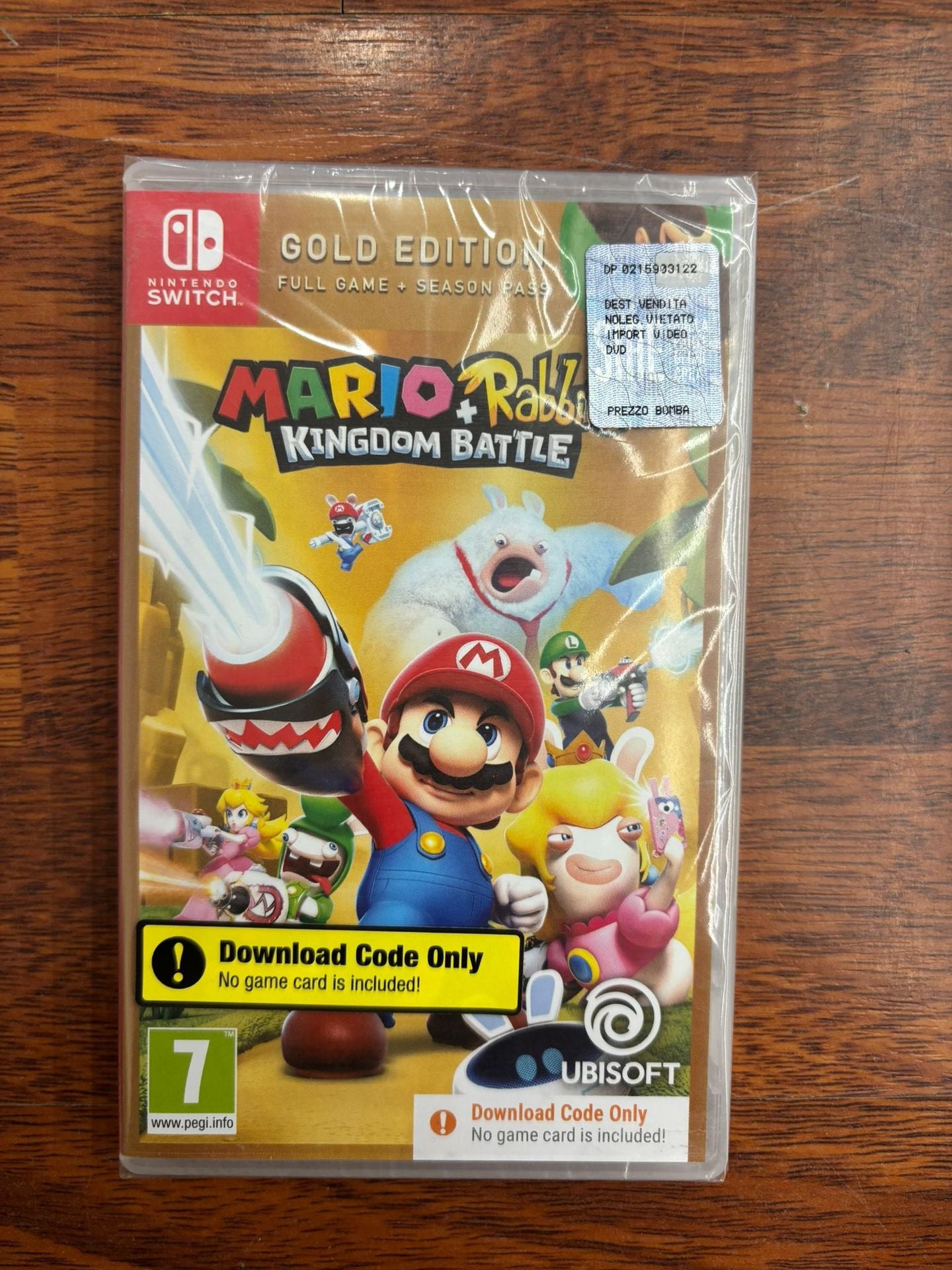 MARIO & RABBIDS KINGDOM BATTLE GOLD EDITION SWITCH UK