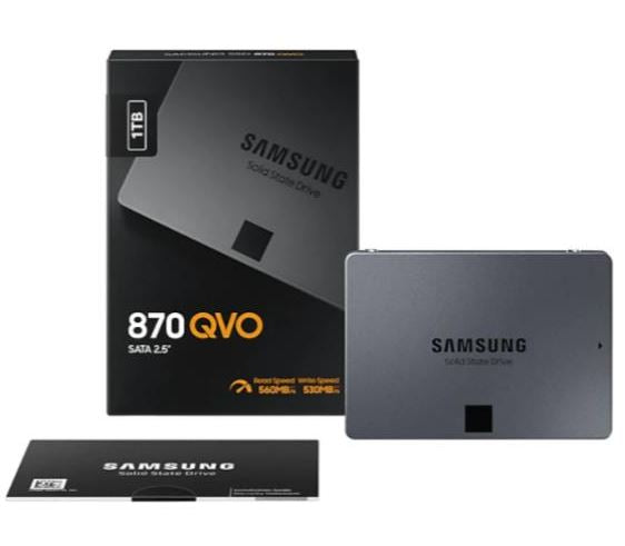 Samsung Ssd 870 QVO 1TB SATA 2.5 Mz-77q1t0BW