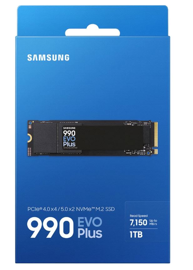 Samsung Ssd 990 Evo Plus Nvme M.2 1Tb MZ-V9S1T0BW