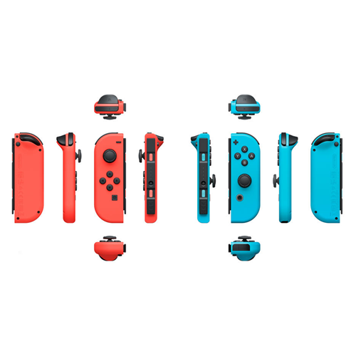 JOY-CON PAIR RED/NEON BLUE SWITCH PAIR