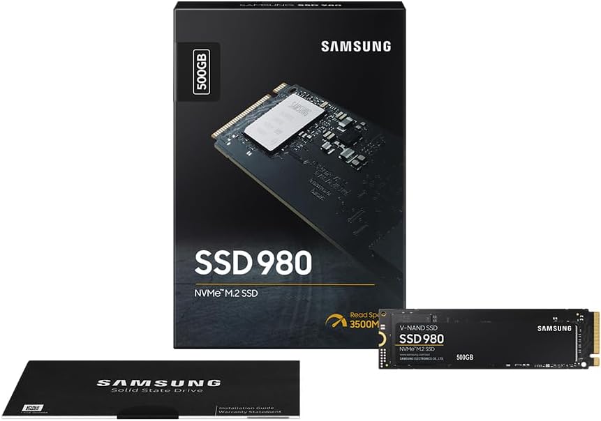 SAMSUNG SSD 980 PCIE 3.0 NVMe M.2 500GB MZ-V8V500BW USATO