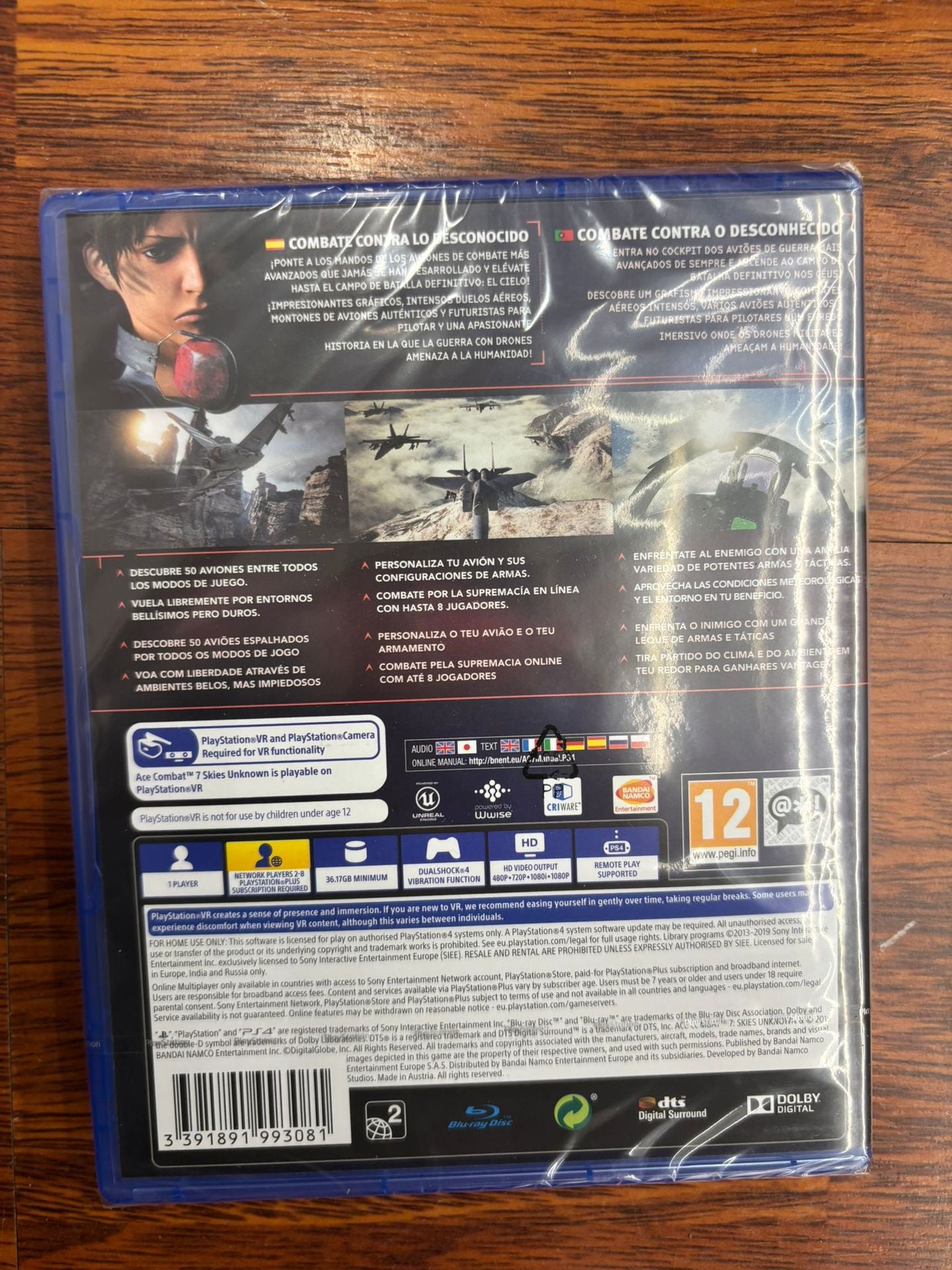 ACE COMBAT 7 SKIES UNKNOWN PS4 ES/PT