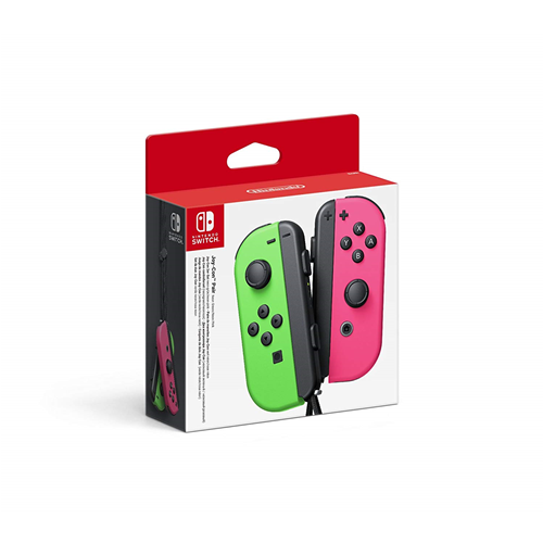 Joy-Con Pair Verde/Rosa Neon Coppia Switch