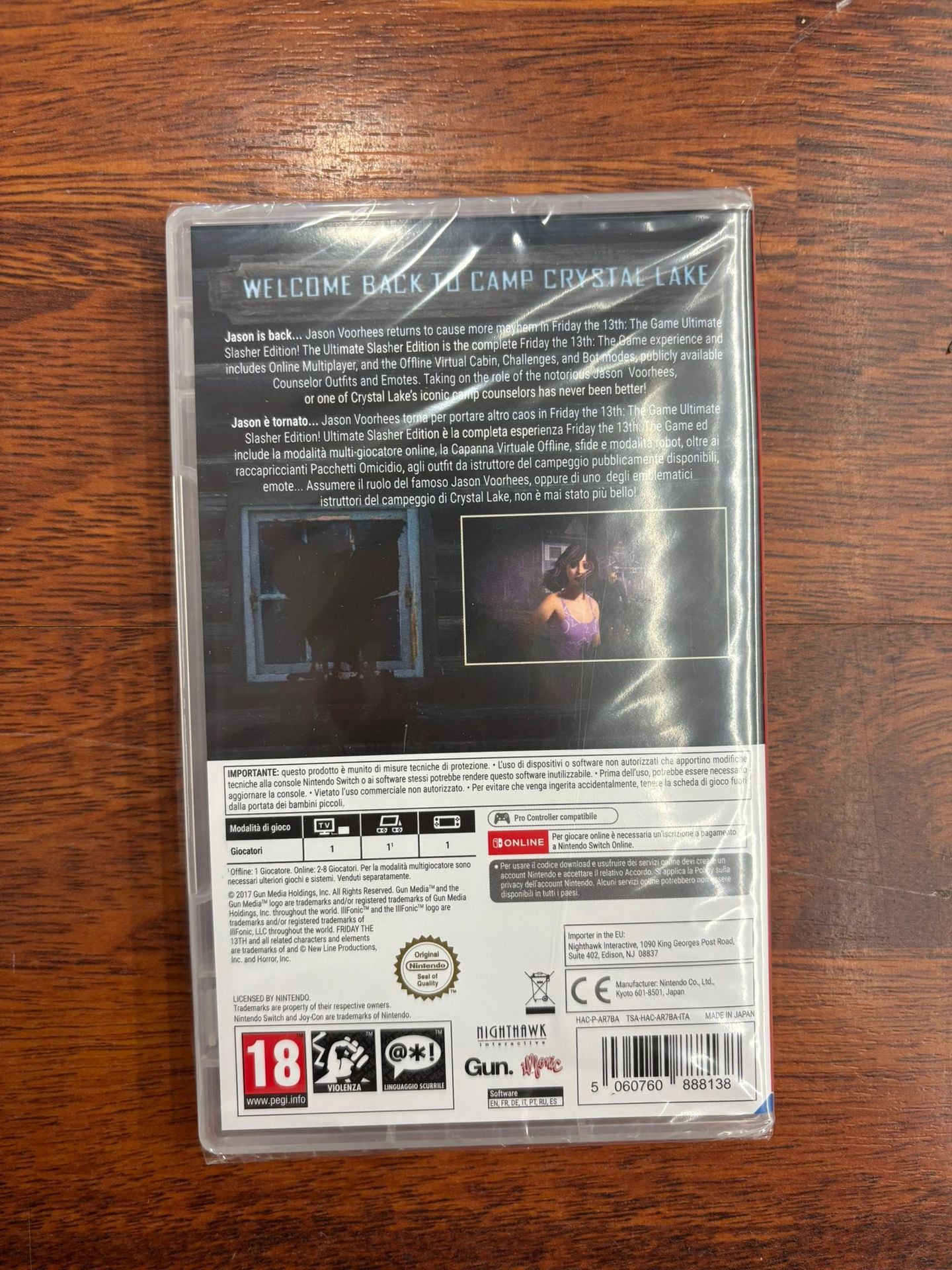 FRIDAY 13TH ULTIMATE SLASHER EDITION SWITCH UK