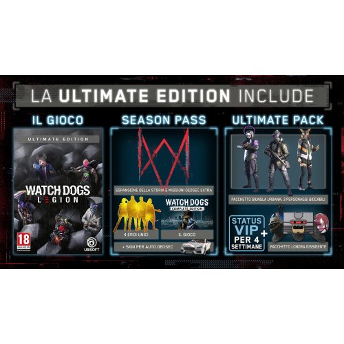 WATCH DOGS LEGION ULTIMATE EDITION PS4/PS5 PL/CS/SK/HU