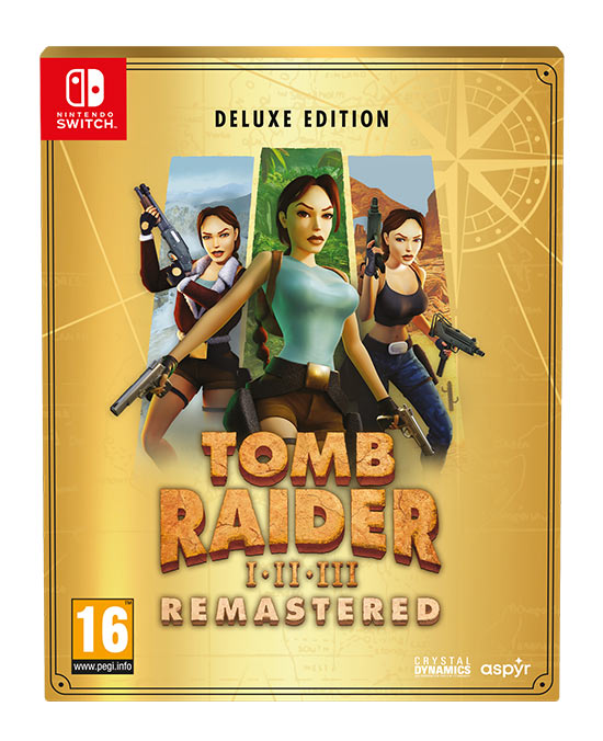 TOMB RAIDER I-II-III REMASTERED DELUXE EDITION SWITCH EU PREVENDITA