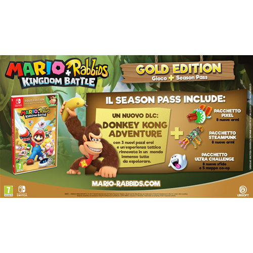 MARIO & RABBIDS KINGDOM BATTLE GOLD EDITION SWITCH UK