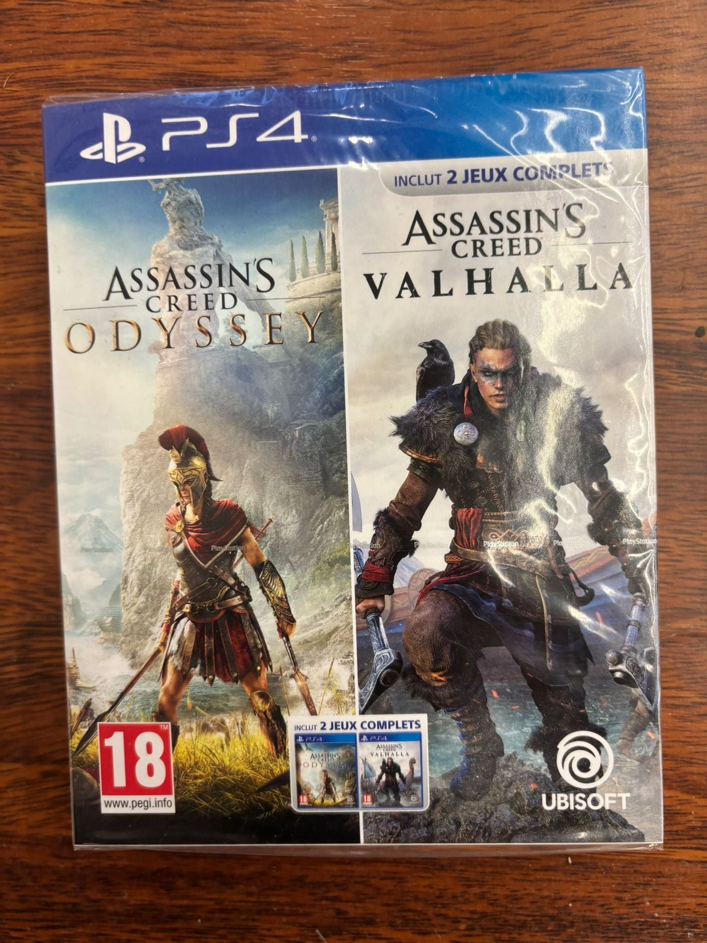 Assassin'S Creed Odyssey + Assassin'S Creed Valhalla PS4 FR