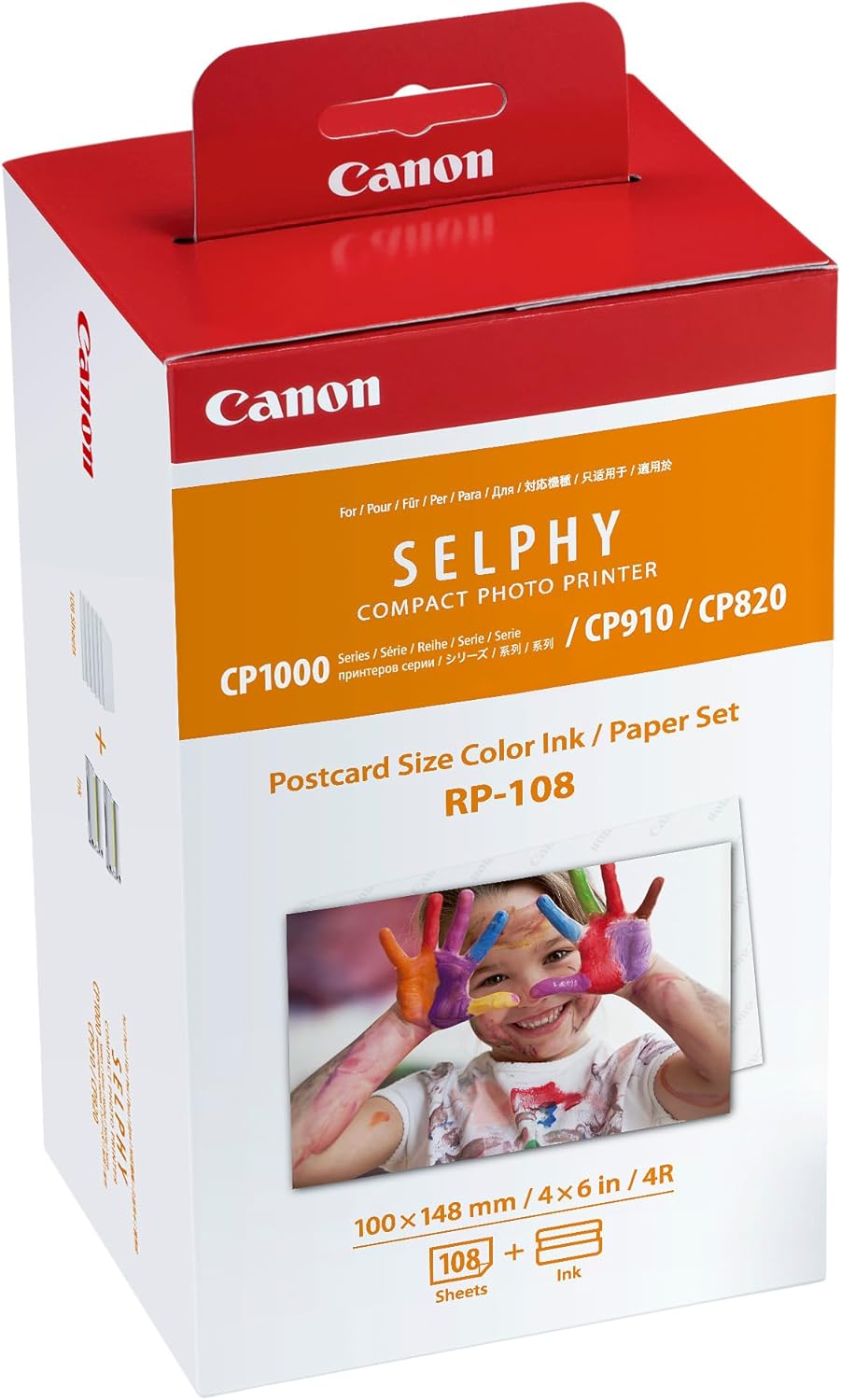 Canon RP-108 Set inchiostro a colori e carta 100 x 148 mm, 108 fogli