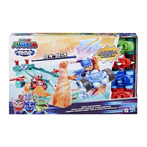 HASBRO PJ MASKS CAR LAUNCH TRACK 4 VEHICLES