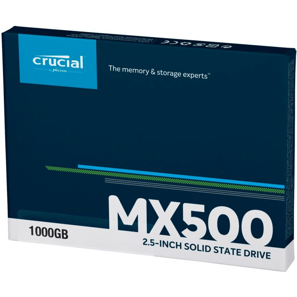 Crucial Mx500 Ssd Interno Da 2,5 Pollici 1Tb Ct1000Mx500Ssd1