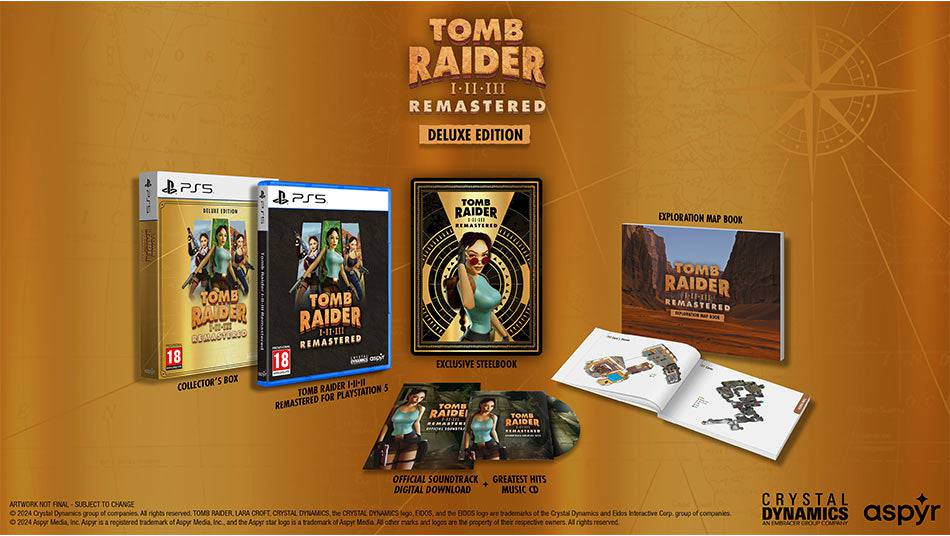 TOMB RAIDER I-II-III REMASTERED DELUXE EDITION PS5 EU PRE-SALE