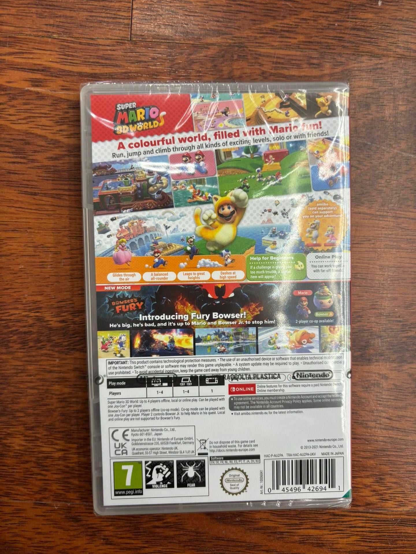 SUPER MARIO 3D WORLD + BOWSER'S FURY SWITCH UK