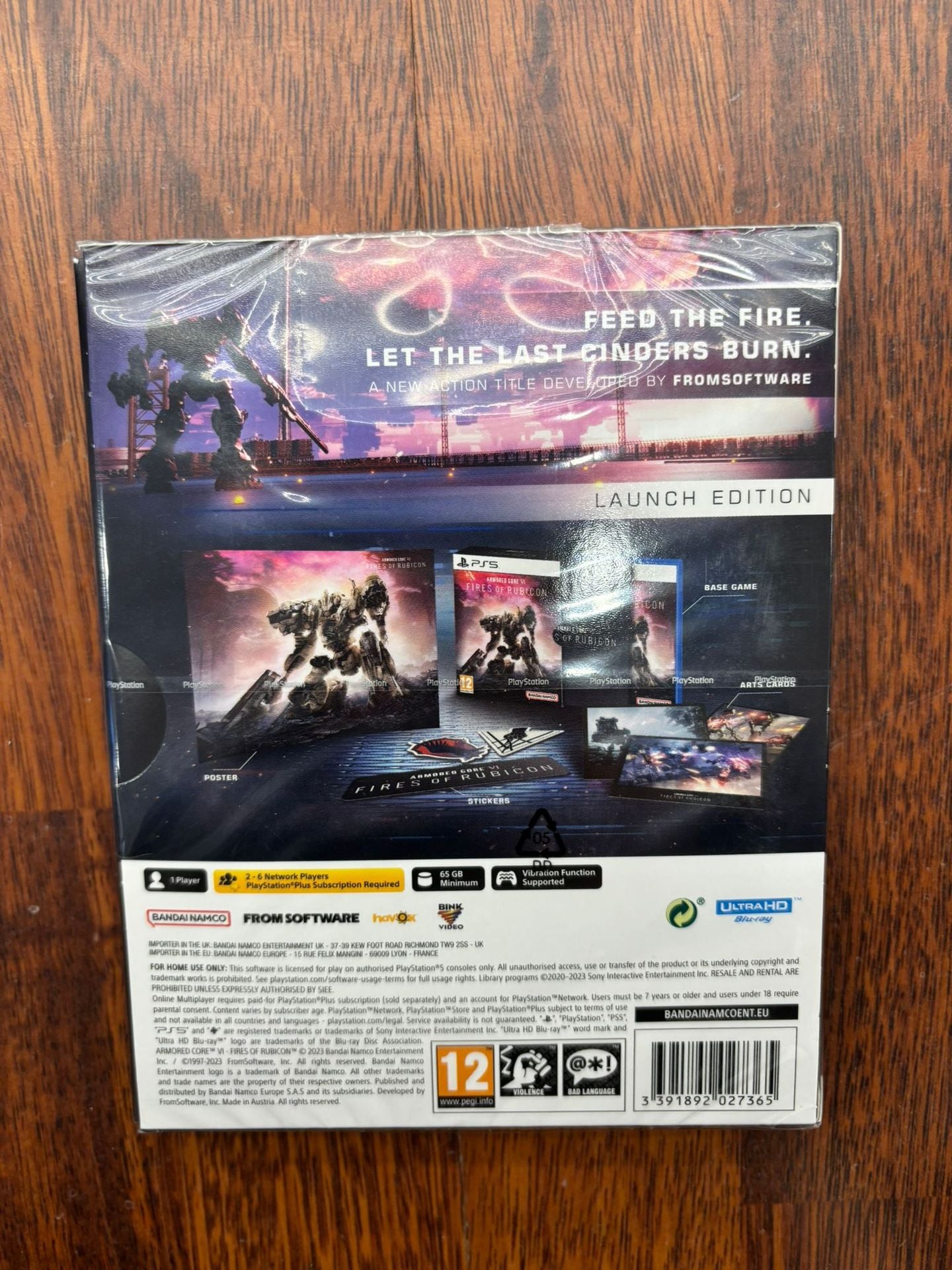 ARMORED CORE VI FIRES OF RUBICON LAUNCH EDITION PS5 UK