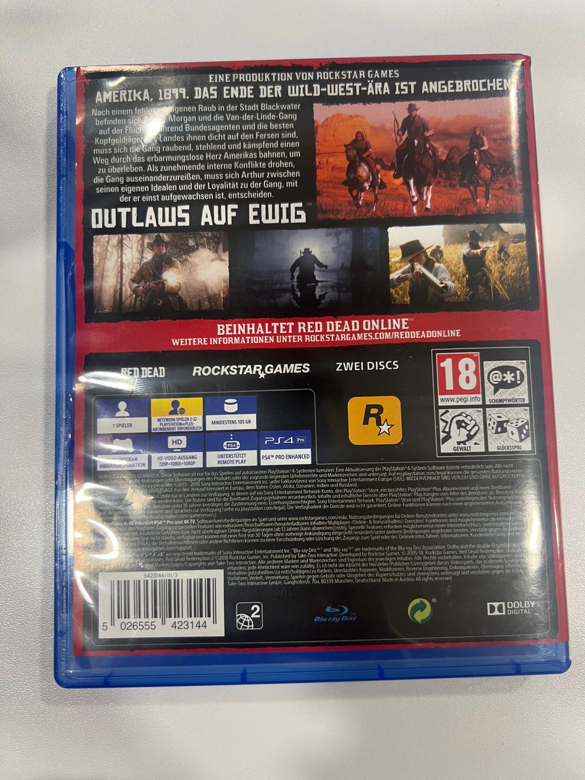 Red Dead Redemption 2 PS4 DE USATO