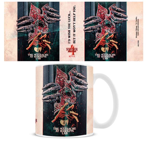 TAZZA STRANGER THINGS 4 CHAPTER 7 THE MASSACRE AT HAWKINS LAB - MG27606