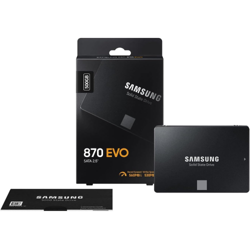 SAMSUNG SSD 870 EVO PCLE 3.0 SATA 2.5 500GB MZ-77E500