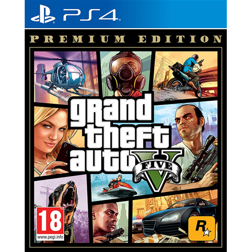 GRAND THEFT AUTO V PREMIUM EDITION PS4 (GTA V) ES USED