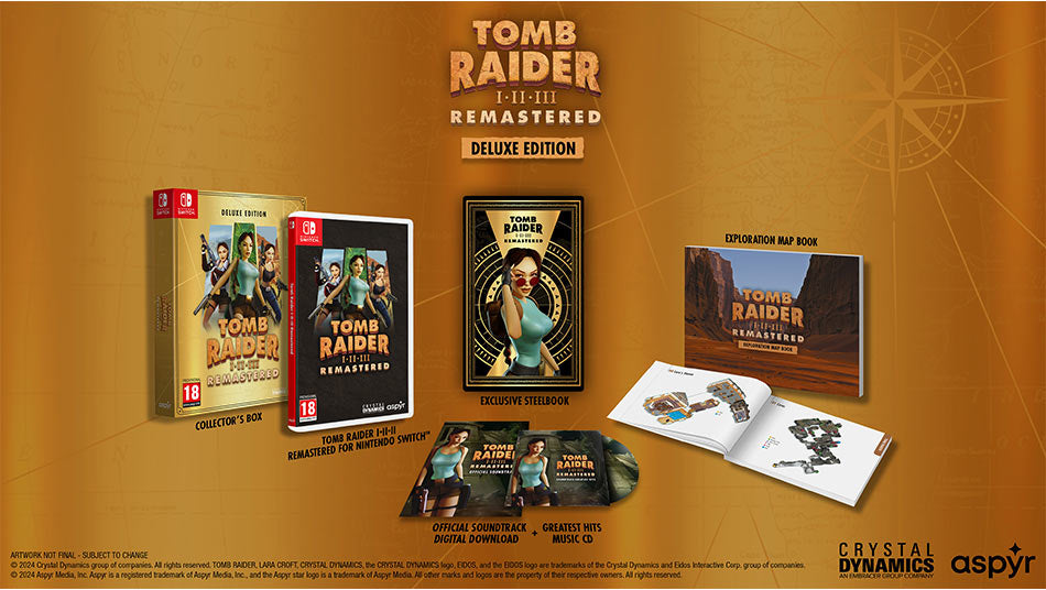 TOMB RAIDER I-II-III REMASTERED DELUXE EDITION SWITCH EU PREVENDITA